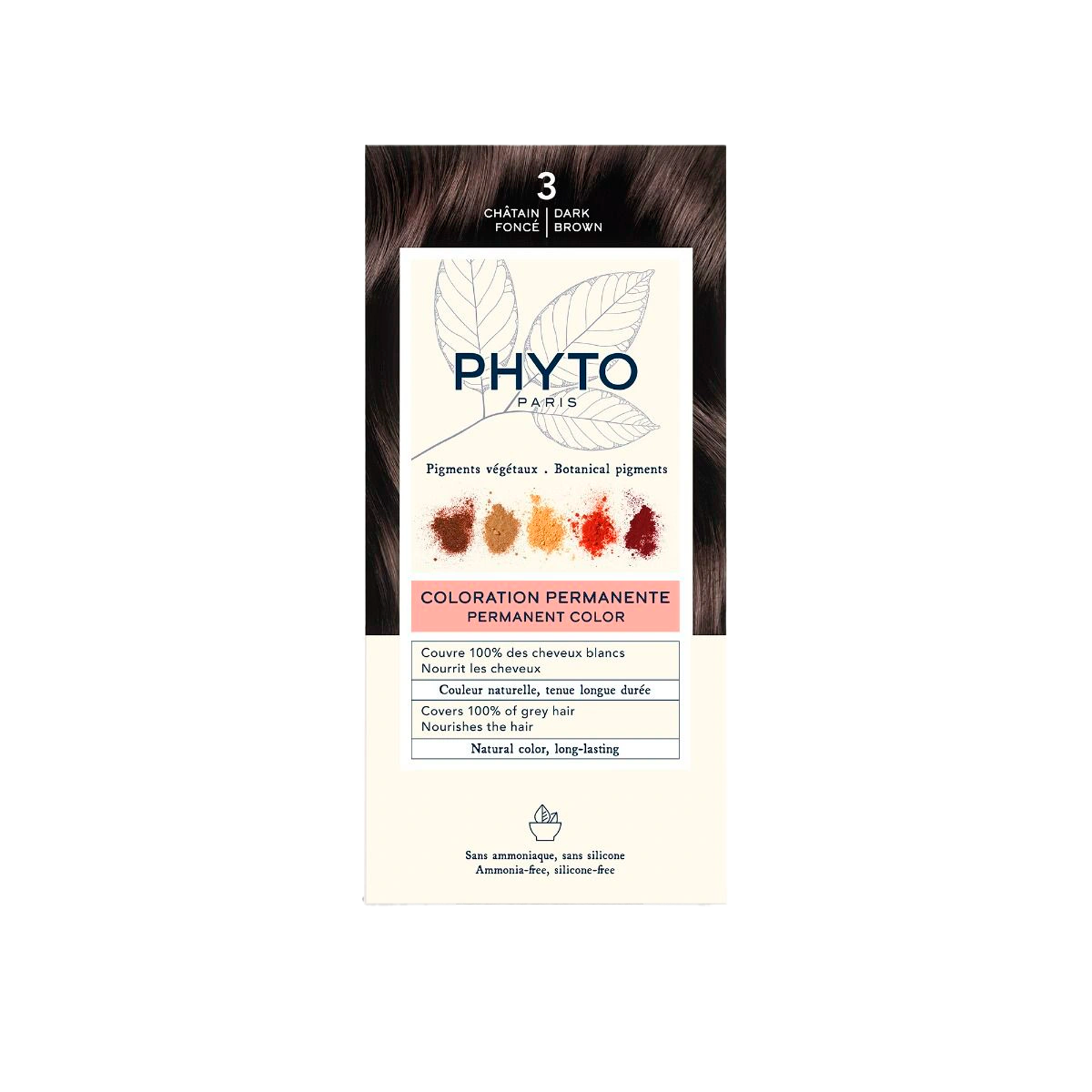 Phyto Coloração Nº3 Castanho Escuro