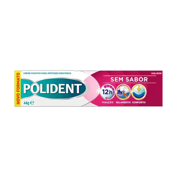 Polident Creme Fixador Próteses Dentárias sem Sabor 44g