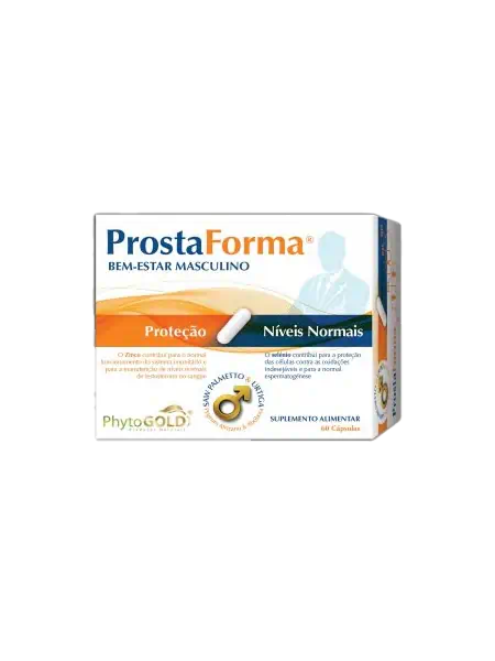Phytogold ProstaForma Bem-estar Masculino 60 cápsulas