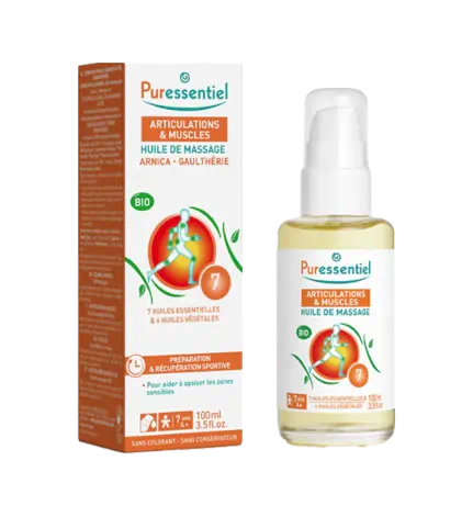 Puressentiel Óleo de Massagem Bio Articulações & Músculos 100ml