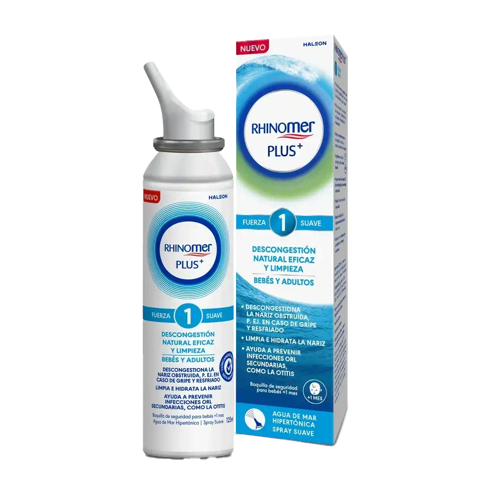 Rhinomer Plus+ Força 1 Suave Spray 125ml